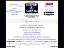 Tablet Screenshot of milcac.us